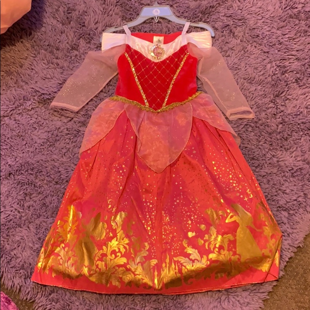 Disney Store Aurora Costume EUC